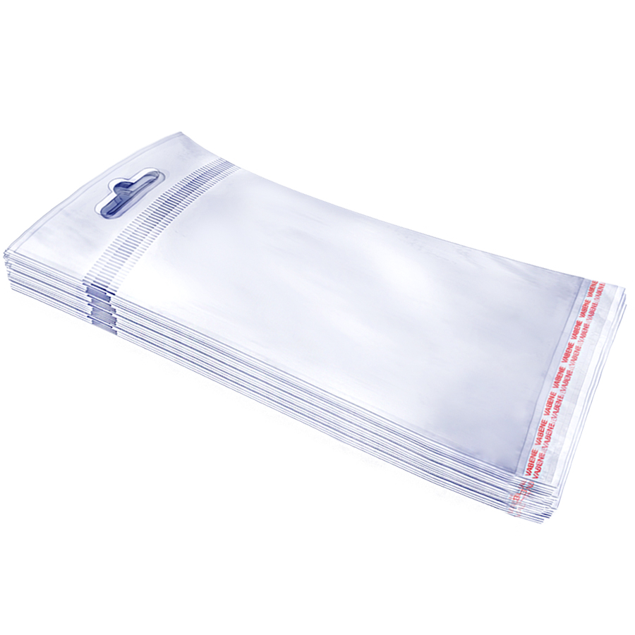 Embalagem 50 x 50 Bag c/ adesivo + Furo (Pacote com 100 Uni)