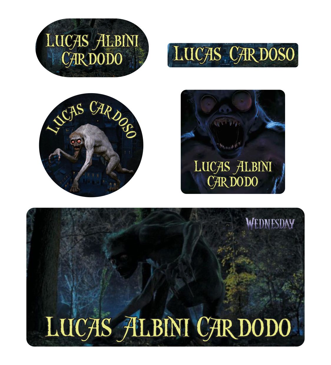 Kit Etiqueta Tema Hyde