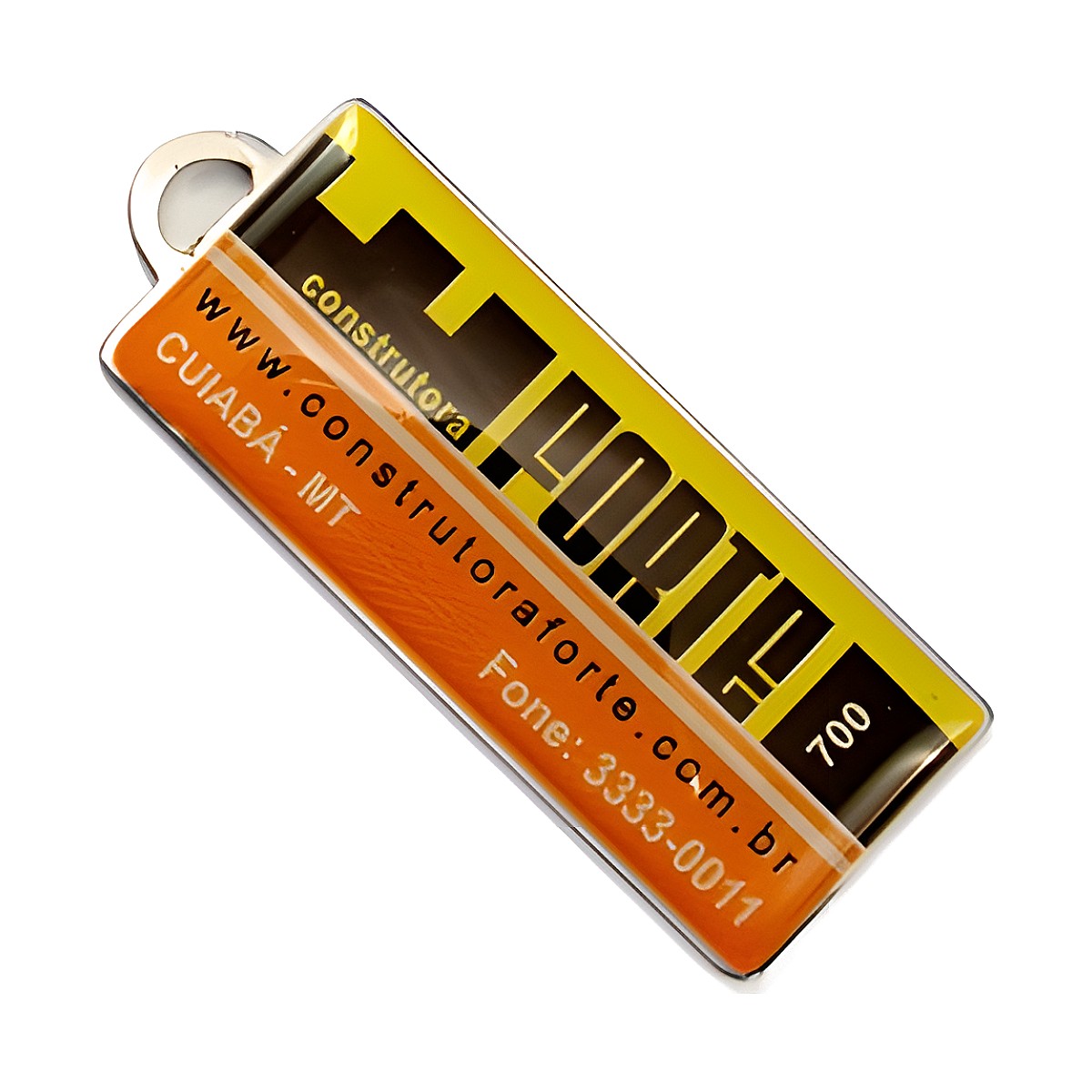 Chaveiro Chapinha 4,5x2cm com a sua logo