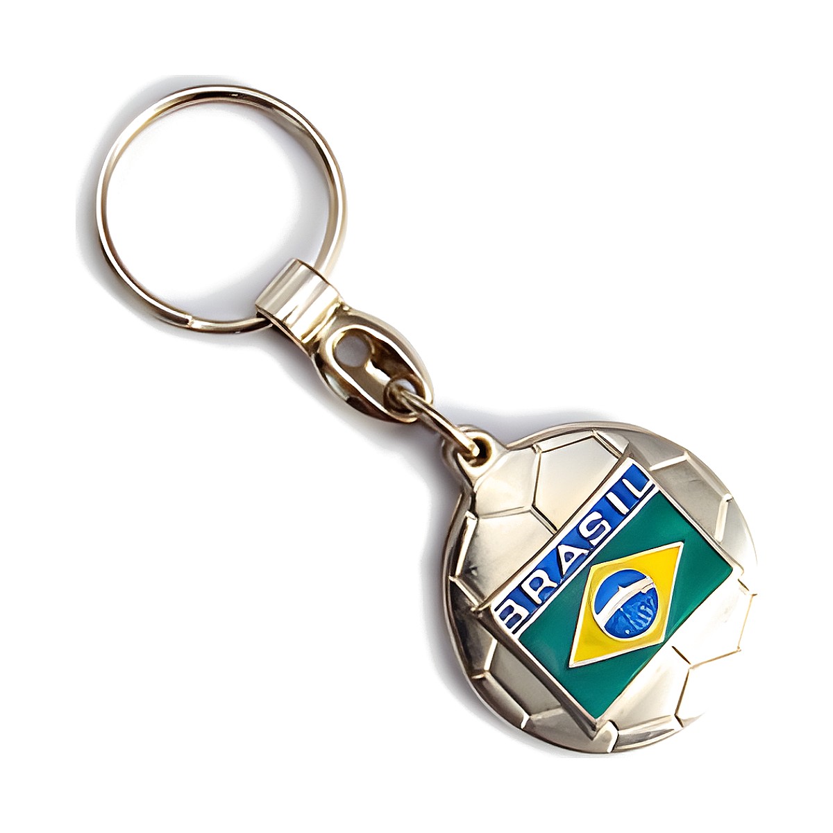 Chaveiro Bola com bandeira com a sua logo