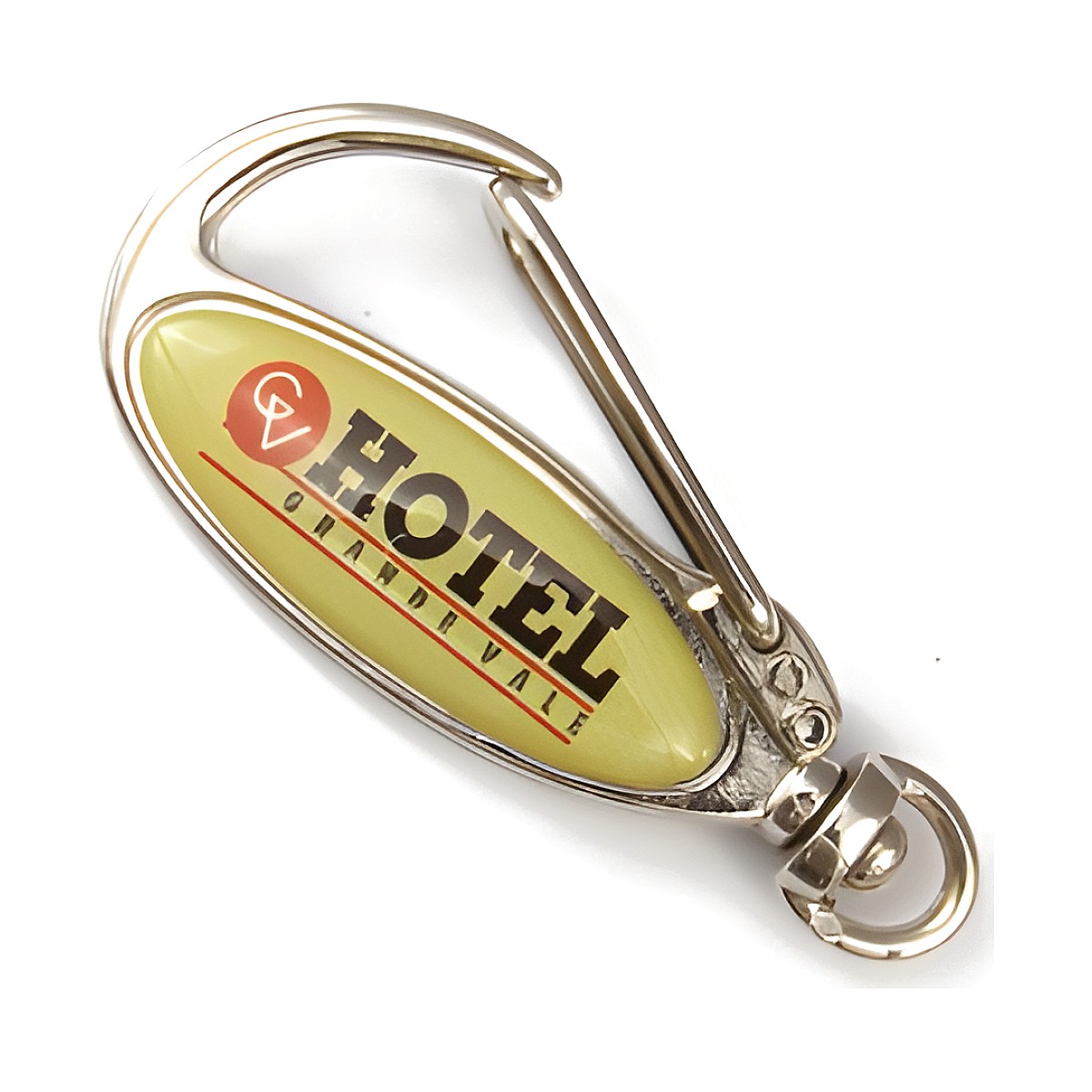 Chaveiro Mosquetão Anzol 2 com a sua logo
