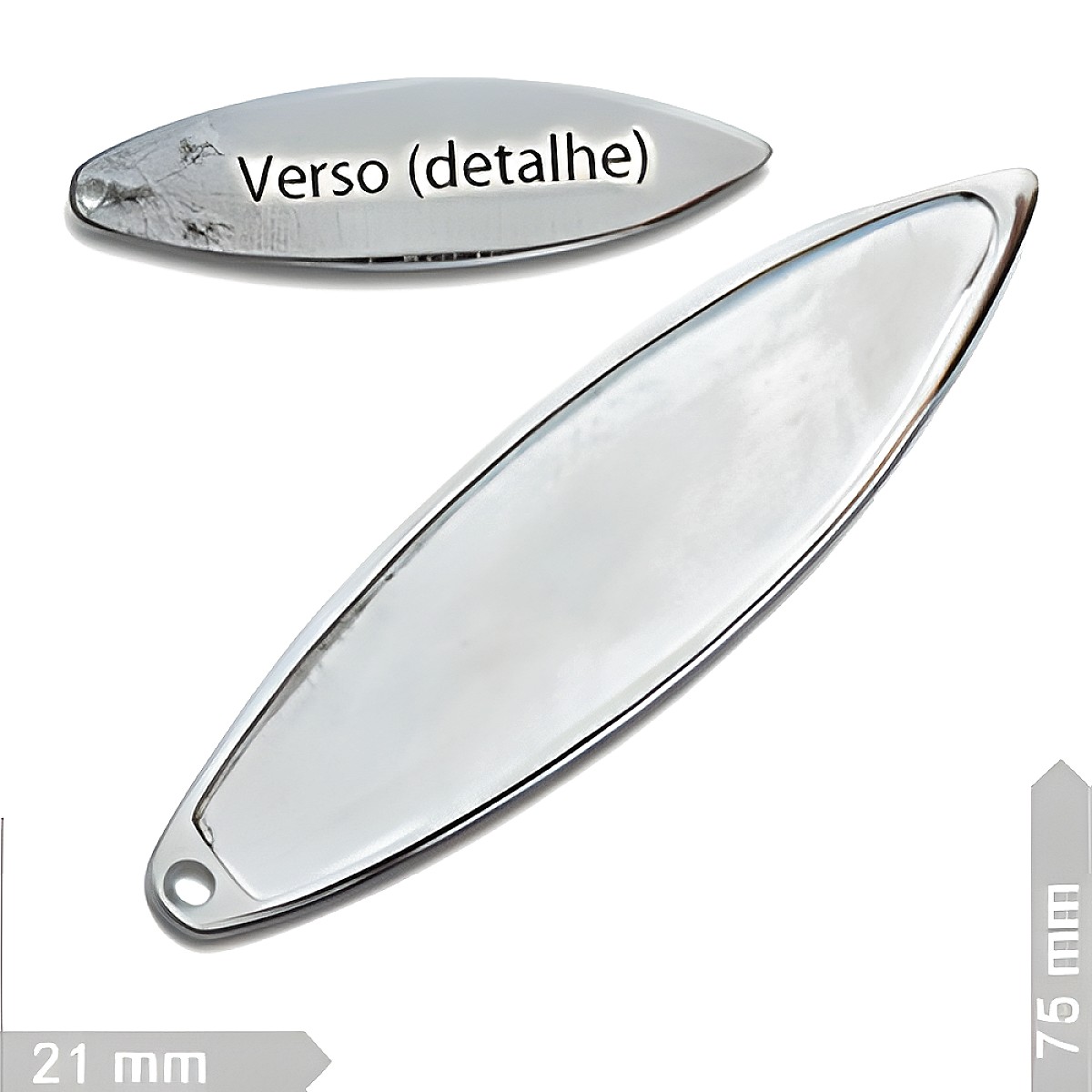 Medalha Metálica Prancha de Surf – Cód. 550