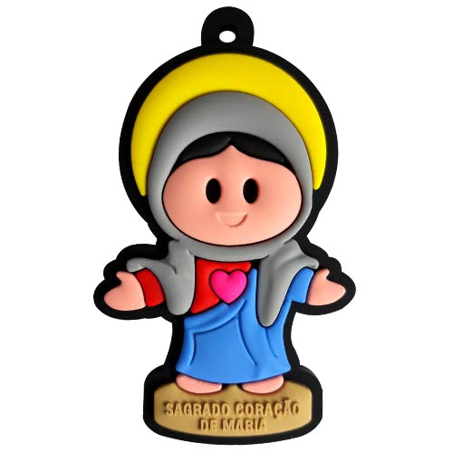 Chaveiro Sagrado Coração de Maria