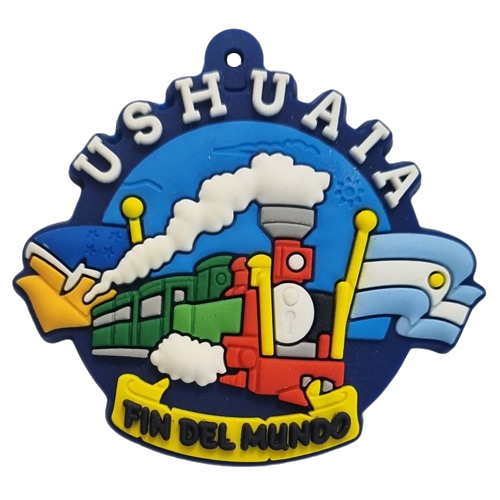 Chaveiro Ushuaia Trem Bandeira Fin