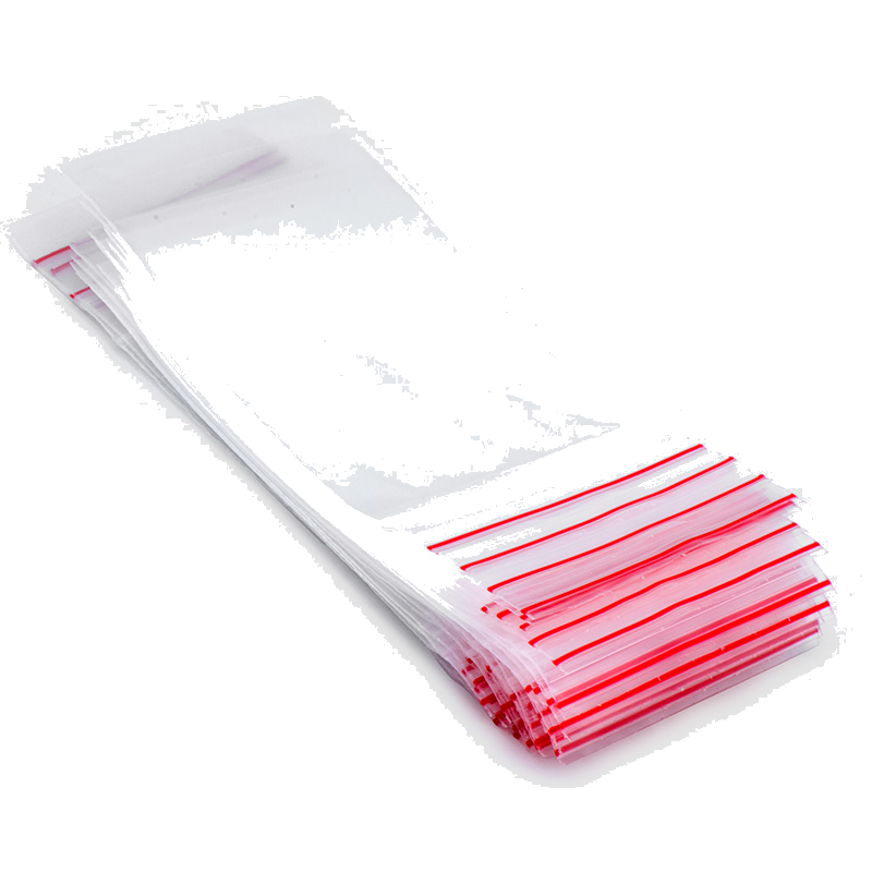 Embalagem 100x70 Bag com Zip Pacote com 100 unid