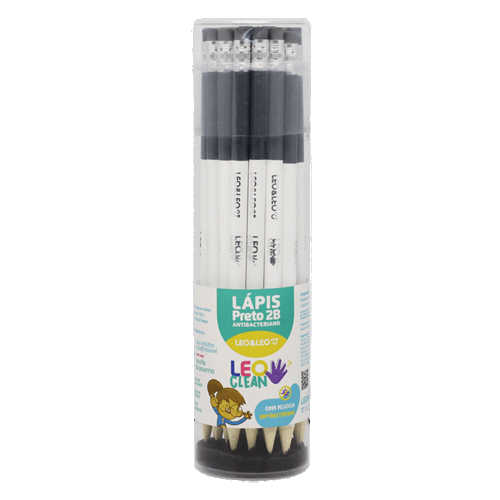 Lapis Grafite 2B Madeira com Borracha